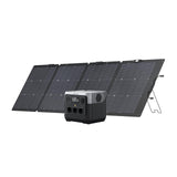 EF ECOFLOW RIVER 2 Pro Powerstation, 768Wh LiFePO4 Batterie Solar generator mit 220W Solarpanel, 3x 300W AC-Steckdosen (Spitze 1600W), Kleine Verpackungsmängel, Produkt unbenutzt(Generalüberholt)