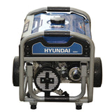 HYUNDAI Benzin Generator BG55051, Stromerzeuger mit 7PS Motor und 3.0kW max. Leistung, Handstart, Notstromaggregat für Baustellen mit 2 x 230V Anschlüssen, Stromgenerator, Stromaggregat